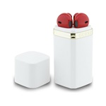 GUESS LIPSTICK 2 bluetooth fülhallgató SZTEREO (zajszűrő, mikrofon, érintésvezérlés + töltőtok) FEHÉR