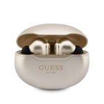 GUESS METALIC FINISH bluetooth fülhallgató SZTEREO v5.3, mikrofon + töltőtok, ARANY