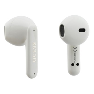 GUESS PEARL STRAP bluetooth fülhallgató SZTEREO (v5.4, TWS, mikrofon, IPX5 vízálló, kézpánt + töltőtok) BÉZS