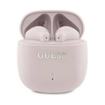 GUESS PRINTED CLASSIC LOGO bluetooth fülhallgató SZTEREO v5.3, IPX4 + töltőtok, RÓZSASZÍN