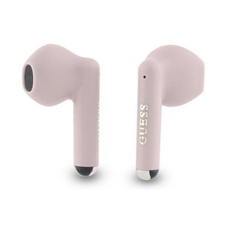 GUESS PRINTED CLASSIC LOGO bluetooth fülhallgató SZTEREO v5.3, IPX4 + töltőtok, RÓZSASZÍN