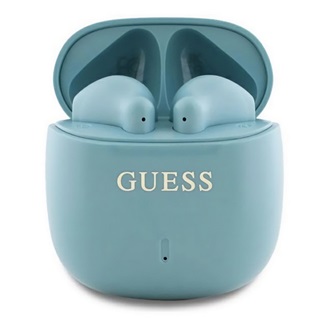 CG Mobile Guess Printed Classic Logo vízálló fülhallgató headset ciánkék