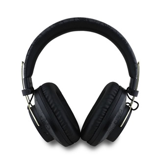 CG Mobile Guess PU 4G Metal Logo fejhallgató headset fekete