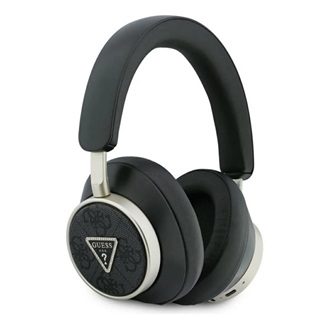 GUESS PU 4G TRIANGLE LOGO ENC bluetooth fejhallgató SZTEREO (v5.4, mikrofon, zajszűrő) FEKETE