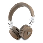 CG Mobile Guess PU Grained Triangle Logo fejhallgató headset barna