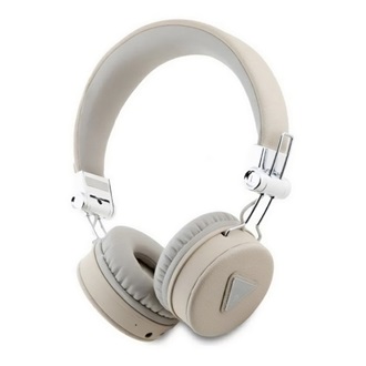 CG Mobile Guess PU Grained Triangle Logo fejhallgató headset barna