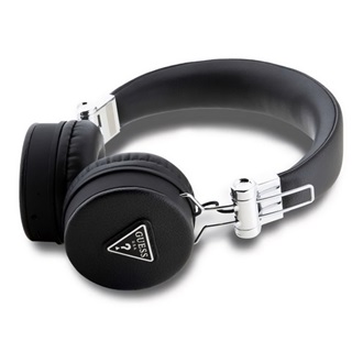 CG Mobile Guess PU Grained Triangle Logo fejhallgató headset fekete