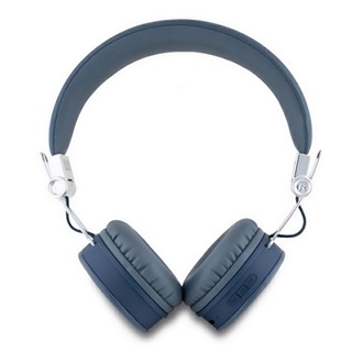 CG Mobile Guess PU Grained Triangle Logo fejhallgató headset kék