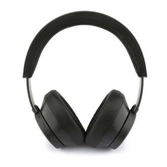 GUESS PU LEATHER 4G TRIANGLE LOGO bluetooth fejhallgató SZTEREO (v5.4, mikrofon, zajszűrő) FEKETE