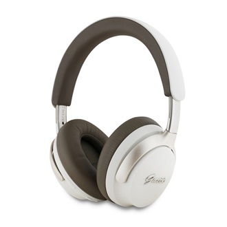 CG Mobile Guess PU Leather Script Logo vízálló fejhallgató headset barna