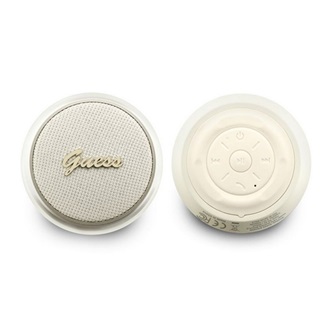 GUESS SCRIPT METAL LOGO bluetooth hordozható hangszóró v6.0, 5W, ARANY