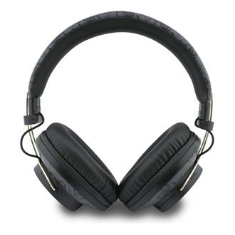 GUESS TRIANGLE LOGO BLUETOOTH ENC bluetooth fejhallgató SZTEREO (v5.4, mikrofon, zajszűrő, IPX4 vízálló) FEKETE