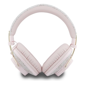 GUESS TRIANGLE LOGO BLUETOOTH ENC bluetooth fejhallgató SZTEREO (v5.4, mikrofon, zajszűrő, IPX4 vízálló) RÓZSASZÍN