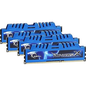 G-SKILL Ripjaws 32GB 1600MT/s DDR3 - SODIMM memória Low-Voltage CL9 Kit of 4 kék