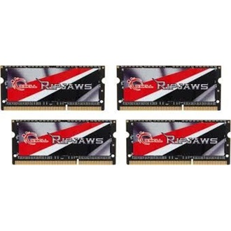 G-SKILL Ripjaws 32GB 1600MT/s DDR3 - SODIMM memória Low-Voltage CL9 Kit of 4 zöld