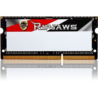 G-SKILL Ripjaws 8GB 1600MT/s DDR3 - SODIMM memória CL9 Kit of 2 zöld