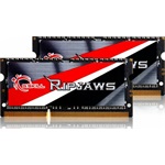 G-SKILL Ripjaws 16GB 1600MT/s DDR3 - SODIMM memória Kit of 2 zöld