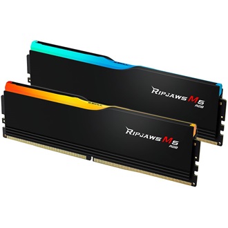 G-SKILL Ripjaws M5 RGB 32GB 6000MT/s DDR5 memória CL30 Kit of 2 fekete RGB