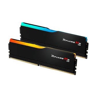 G-SKILL Ripjaws M5 RGB 32GB 6400MT/s DDR5 memória CL32 Kit of 2 fekete RGB