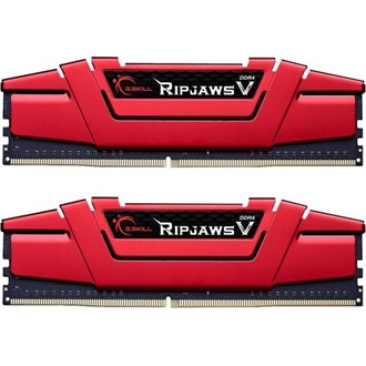 G-SKILL Ripjaws V 16GB 2400MT/s DDR4 memória CL17 Kit of 2 piros
