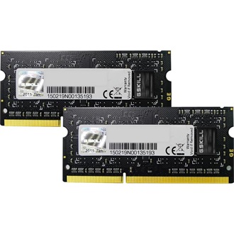 G-SKILL Standard 16GB 1600MT/s DDR3 - SODIMM memória CL11 Kit of 2 fekete