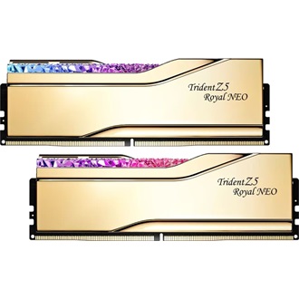 G-SKILL Trident Z5 Neo RGB 32GB 8000MT/s DDR5 memória CL38 Kit of 2 arany RGB