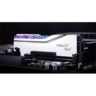 G-SKILL Trident Z5 Royal 32GB 7200MT/s DDR5 memória CL34 Kit of 2 ezüst RGB