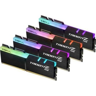 G-SKILL Trident Z RGB 128GB 4000MT/s DDR4 CL18 Kit of 4 fekete RGB