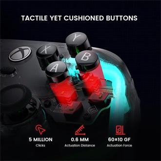 GameSir Kaleid Xbox USB-C gamepad játékvezérlő fekete