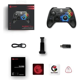 GameSir T4 Pro Multi-platform vezeték nélküli gamepad játékvezérlő fekete