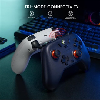 GameSir Nova Lite Multiplatform Bluetooth / USB / vezeték nélküli gamepad játékvezérlő fehér