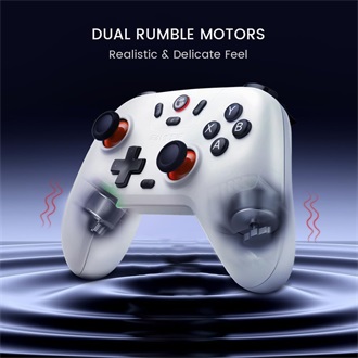 GameSir Nova Lite Multiplatform Bluetooth / USB / vezeték nélküli gamepad játékvezérlő fehér