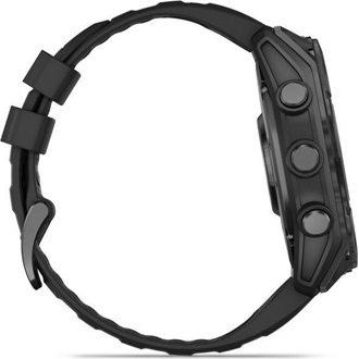 Garmin 010-02905-00 fenix 8 AMOLED (51mm) szilikon pántos fekete okosóra