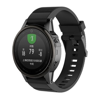 Garmin Fenix 7S Solar Gigapack pótszíj egyedi méret, QuickFit csatlakozás, FEKETE