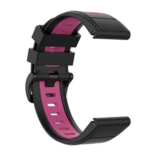 Garmin Fenix 7S Solar Gigapack pótszíj egyedi méret, QuickFit csatlakozás, FEKETE/RÓZSASZÍN