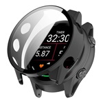 Garmin Forerunner 570 42mm GIGAPACK Műanyag keret BUMPER, ütésállóság + kijelzővédő üveg, FEKETE
