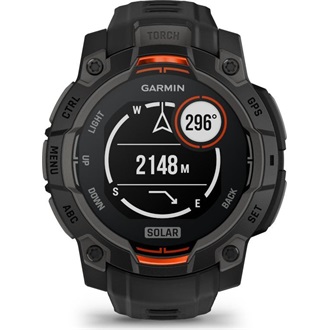 Garmin Instinct 3 45mm Solar fekete okosóra