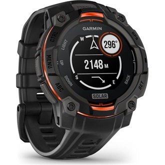 Garmin Instinct 3 45mm Solar fekete okosóra