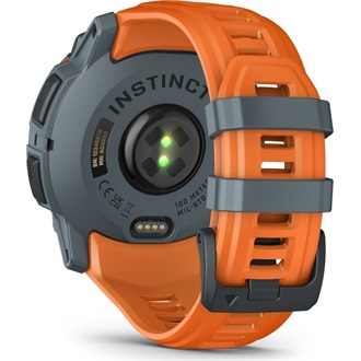Garmin Instinct 3 50mm Solar szürke narancs szíjjal okosóra