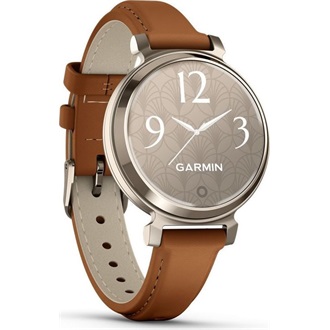 Garmin Lily 2 Classic bőr szíjas krémarany okosóra