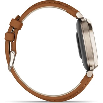 Garmin Lily 2 Classic bőr szíjas krémarany okosóra