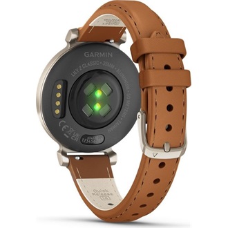Garmin Lily 2 Classic bőr szíjas krémarany okosóra
