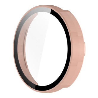 Garmin Lily 2 Gigapack Műanyag keret BUMPER, ütésállóság + kijelzővédő üveg, RÓZSASZÍN