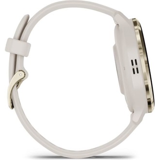 Garmin Venu 3S elefántcsont krémarany, szilikon szíjjal okosóra