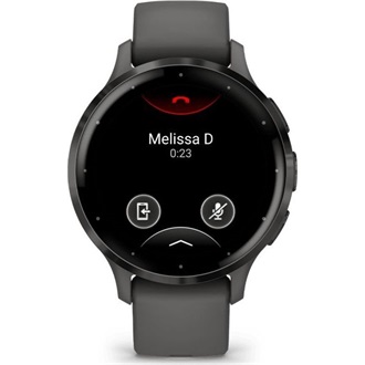 Garmin Venu 3S szürke, szürke kerettel, szilikon szíjjal okosóra