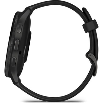 Garmin Venu 3 fekete, fekete kerettel, szilikon szíjjal okosóra