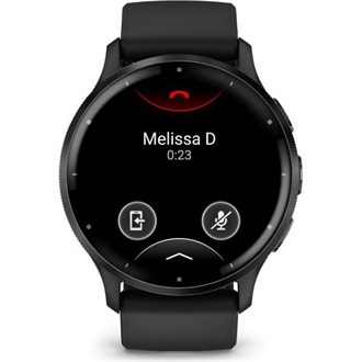 Garmin Venu 3 fekete, fekete kerettel, szilikon szíjjal okosóra