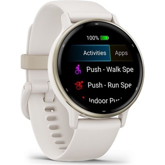Garmin Vívoactive 5 elefántcsont krémarany okosóra