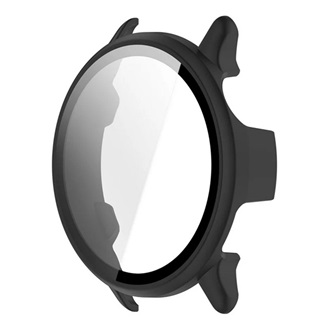 Garmin Vivoactive 6 GIGAPACK Műanyag keret BUMPER, ütésállóság + kijelzővédő üveg, FEKETE