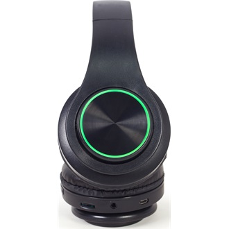 Gembird BHP-LED-01 fejhallgató headset fekete